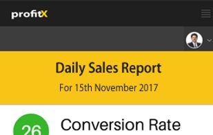 Automated sales report