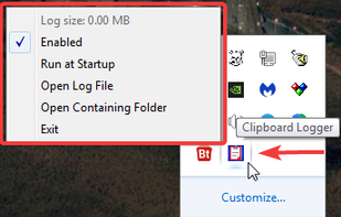 Simple Clipboard Logger screenshot 1