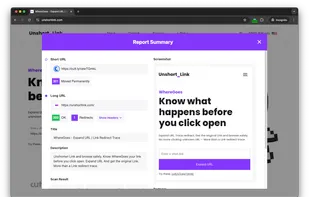 UnshortLink screenshot 1