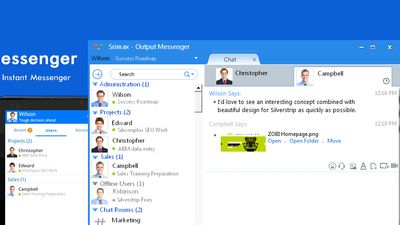 Output Messenger screenshot 1