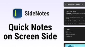 Note-taking app SideNotes 1.5 improves Markdown editor and refreshes user interface image
