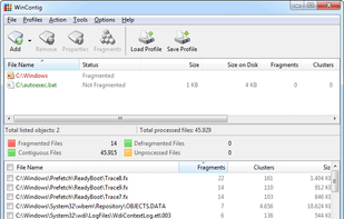 This is the Main Window of WinContig