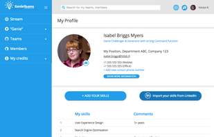 GenieTeams screenshot 2
