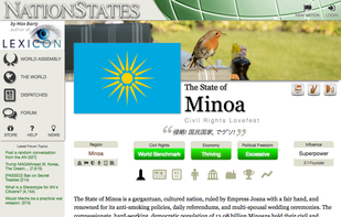 Typical nation page.