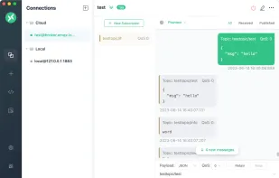 MQTTX screenshot 1