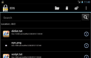 EDS (Encrypted Data Store) screenshot 2