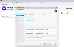 dbForge Event Profiler for SQL Server screenshot 2