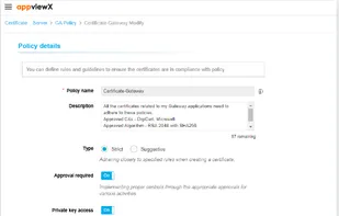 AppViewX CERT+ screenshot 2
