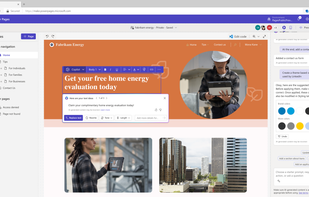 Copilot (AI) - Microsoft Power Pages Screenshot