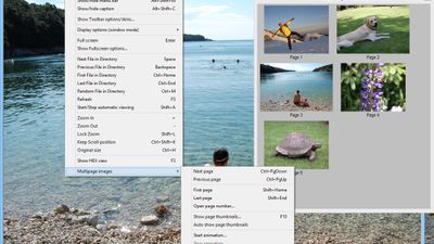 Multipage tif preview