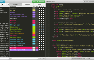 tmTheme-Editor screenshot 1