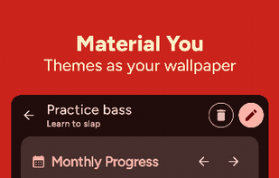 Material You
Themes as your wallpaper
