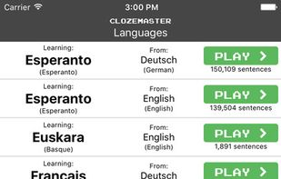 Clozemaster screenshot 2