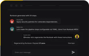 Aviator Runbooks screenshot 1