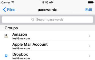 KeePass Touch screenshot 1