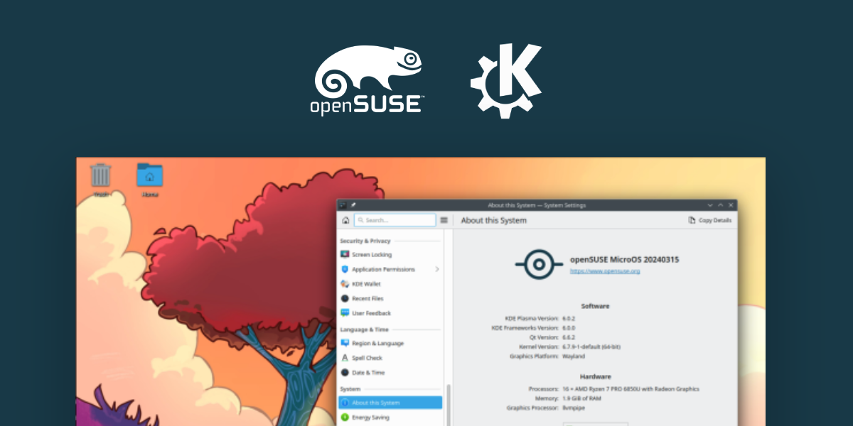 openSUSE announces arrival of KDE Plasma 6 in Tumbleweed and Kalpa ...