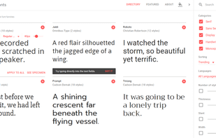 Test fonts with your own custom text