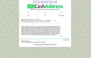 CashAddress screenshot 1