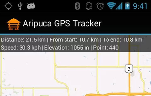 Aripuca GPS Tracker screenshot 1