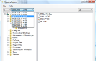 ShadowExplorer screenshot 1