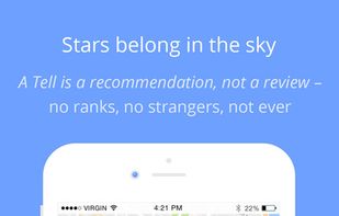 Tell - Friendly Recommendations screenshot 2