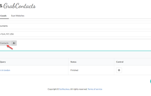 GrabContacts screenshot 1
