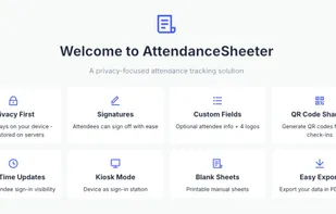 AttendanceSheeter screenshot 1