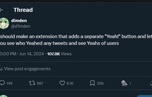Yeah! for Twitter screenshot 1