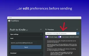 Push to Kindle screenshot 2