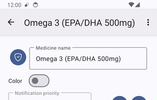 MedTimer screenshot 2