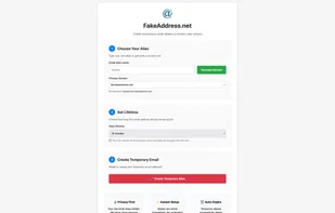 Fakeaddress screenshot 1