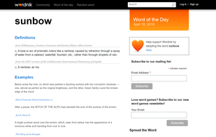 Wordnik screenshot 1