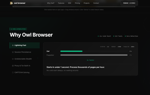 Owl Browser screenshot 1