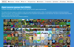 Open source games list (OSGL) screenshot 1