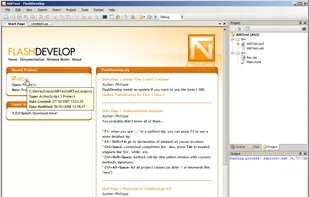 FlashDevelop screenshot 1