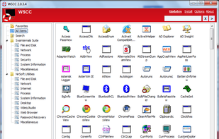 Windows System Control Center screenshot 1