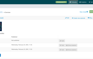 Podcast overview