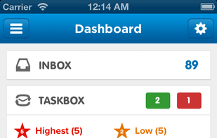 Taskbox - Mail screenshot 1