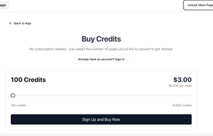 PDF to Markdown screenshot 1