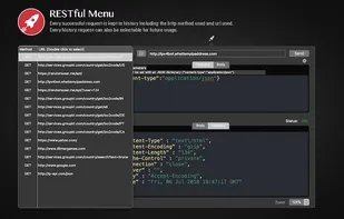 RESTful Menu screenshot 1