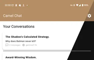 Camel Chat screenshot 1