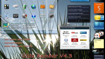 Vista Rainbar screenshot 1