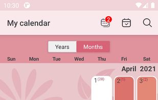 WomanLog Period Calendar screenshot 1