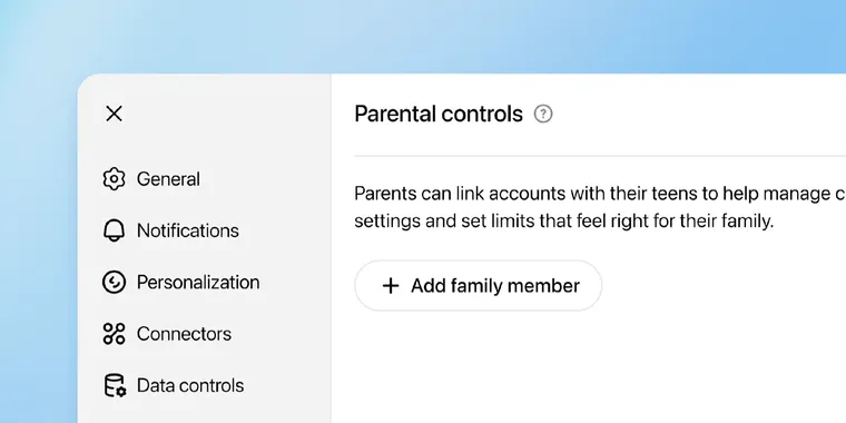 Parents can now enable safety controls in ChatGPT to help protect their teens image