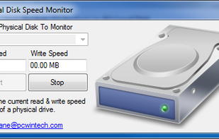 Physical Disk Speed Monitor screenshot 1