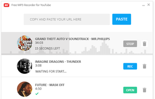 Free MP3 Recorder for YouTube screenshot 1