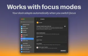 Modoki is nicely integrated with macOS. You can automatically switch your layouts by enabling your favorite Focus modes!