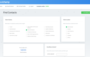 A simple dashboard where you can collect your leads whenever you want.