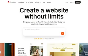 AI powered Websites - landing page