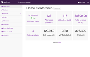 pretix screenshot 1
